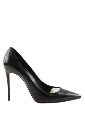 Talons Christian Louboutin Kate Noir en Cuir, taille 40 - Seconde Main
