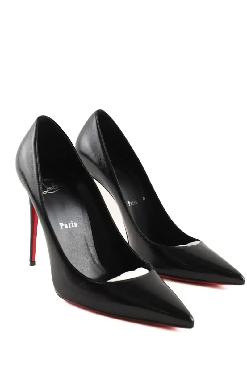 Talons Christian Louboutin Kate Noir en Cuir