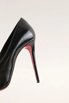 Talons Christian Louboutin Kate Noir en Cuir