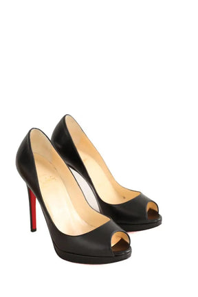 Talons Christian Louboutin Noir en Cuir
