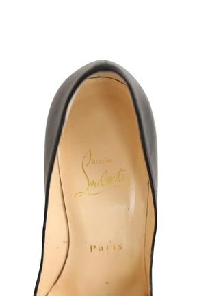 Talons Christian Louboutin Noir en Cuir