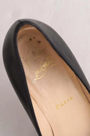 Talons Christian Louboutin Noir en Cuir