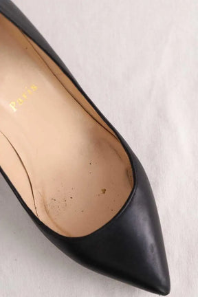 Talons Christian Louboutin Noir en Cuir