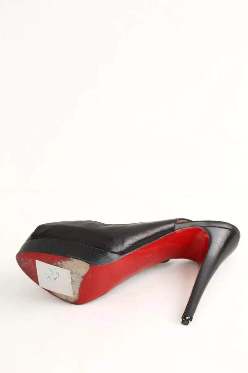 Talons Christian Louboutin Noir en Cuir