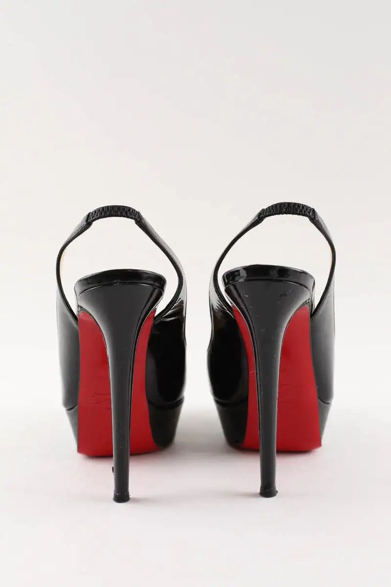 Talons Christian Louboutin Noir en Cuir