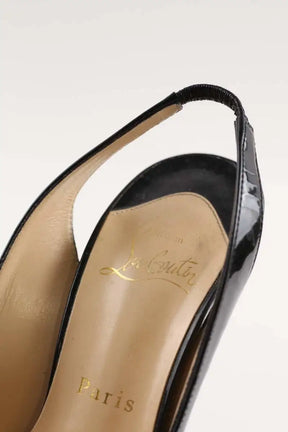 Talons Christian Louboutin Noir en Cuir