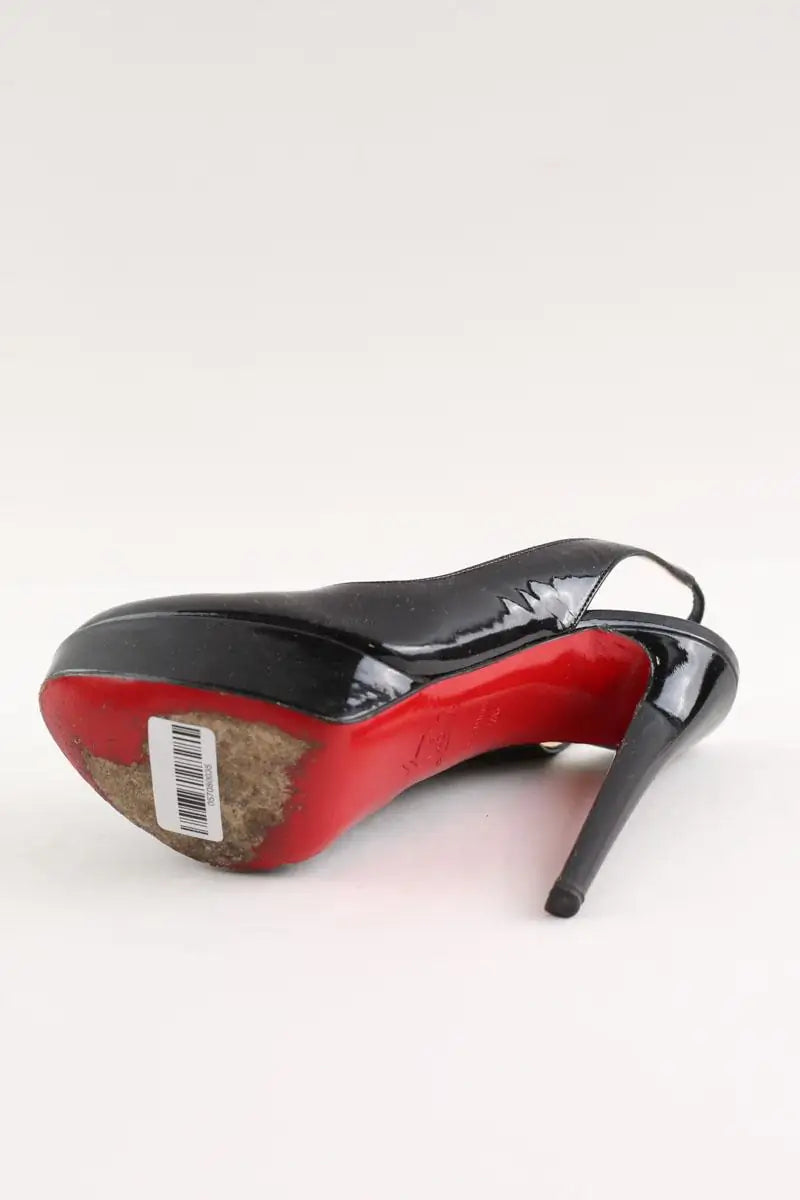 Talons Christian Louboutin Noir en Cuir