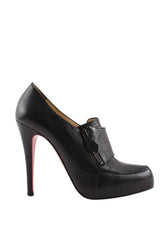 Talons Christian Louboutin Noir en Cuir, taille 37 - Seconde Main