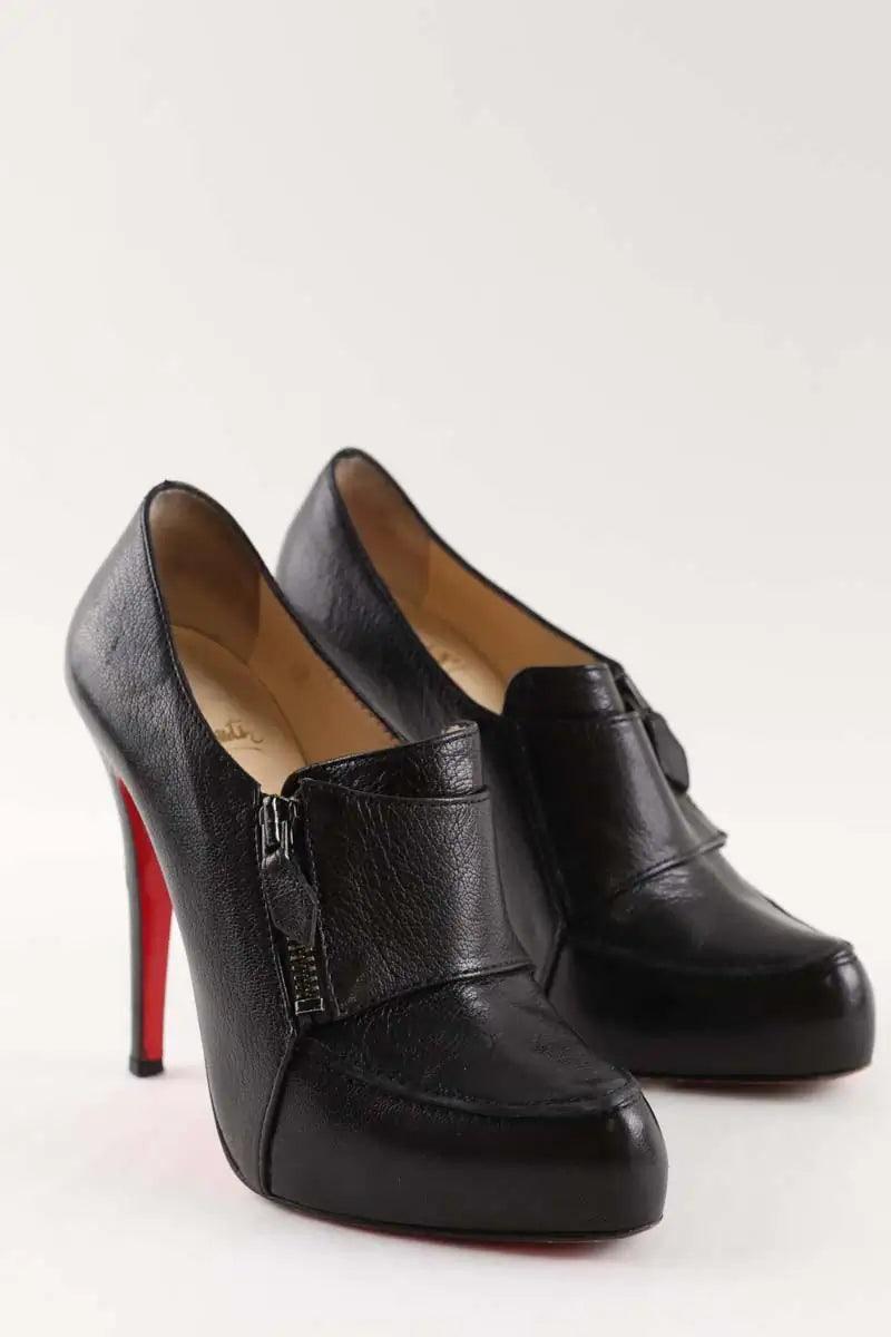 Talons Christian Louboutin Noir en Cuir
