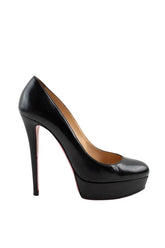 Talons Christian Louboutin Noir en Cuir, taille 39 - Seconde Main