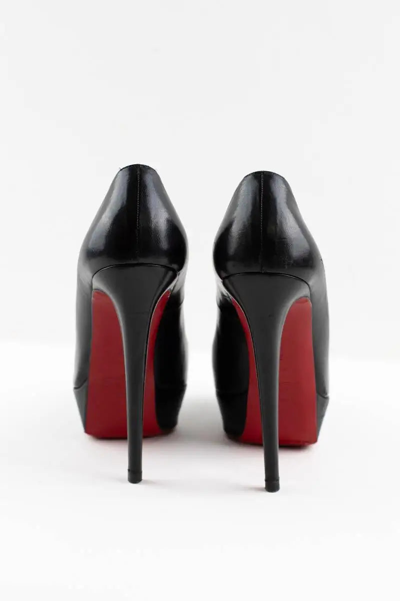 Talons Christian Louboutin Noir en Cuir