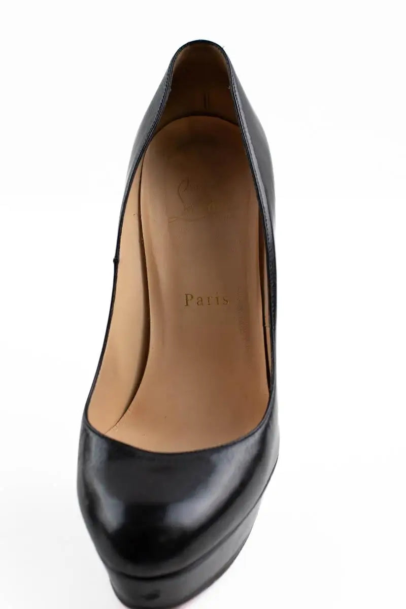 Talons Christian Louboutin Noir en Cuir