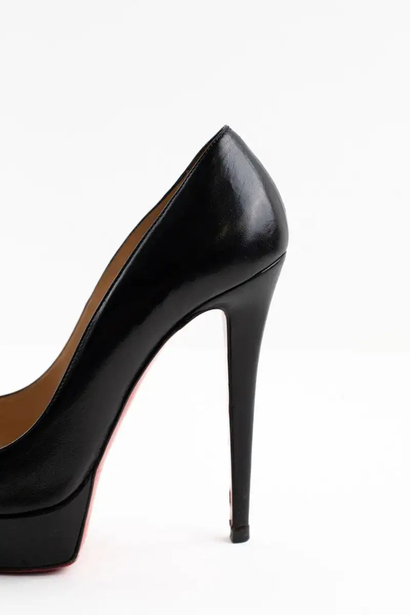 Talons Christian Louboutin Noir en Cuir
