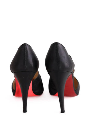 Talons Christian Louboutin Noir en Cuir