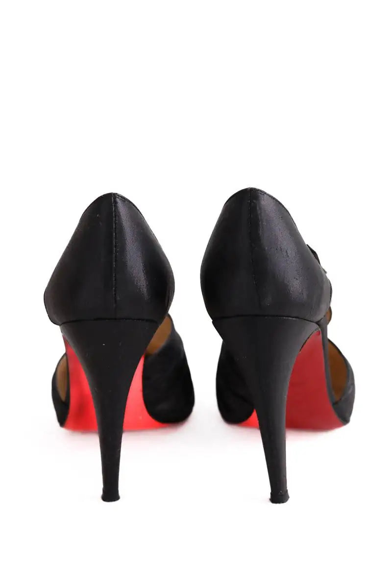 Talons Christian Louboutin Noir en Cuir