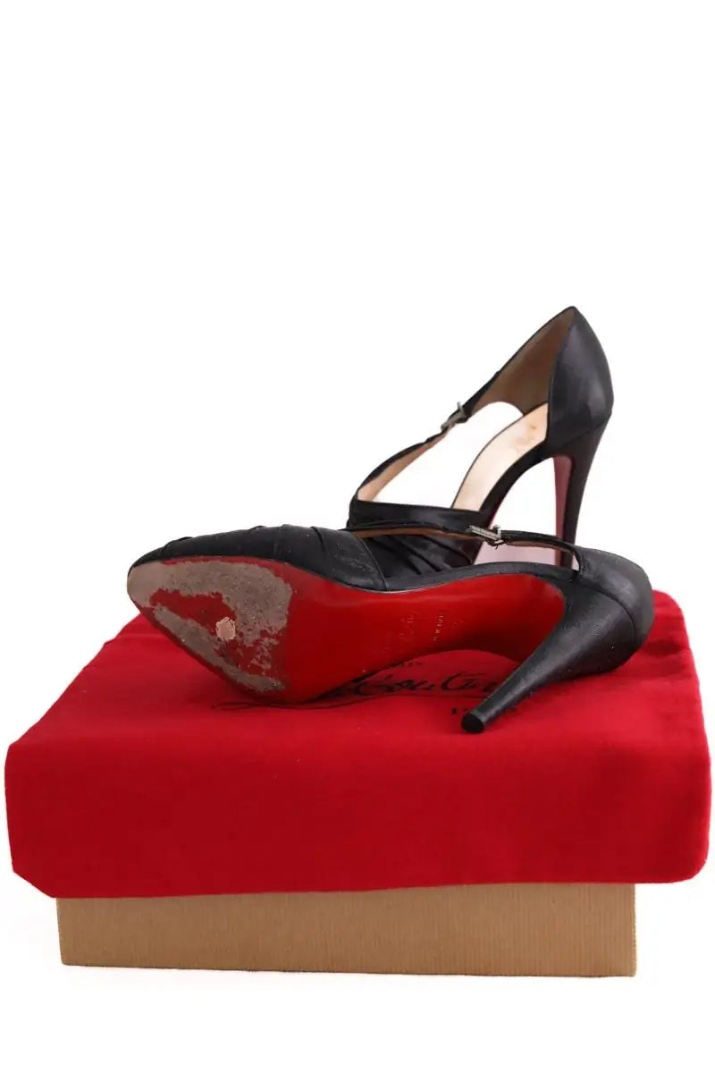 Talons Christian Louboutin Noir en Cuir