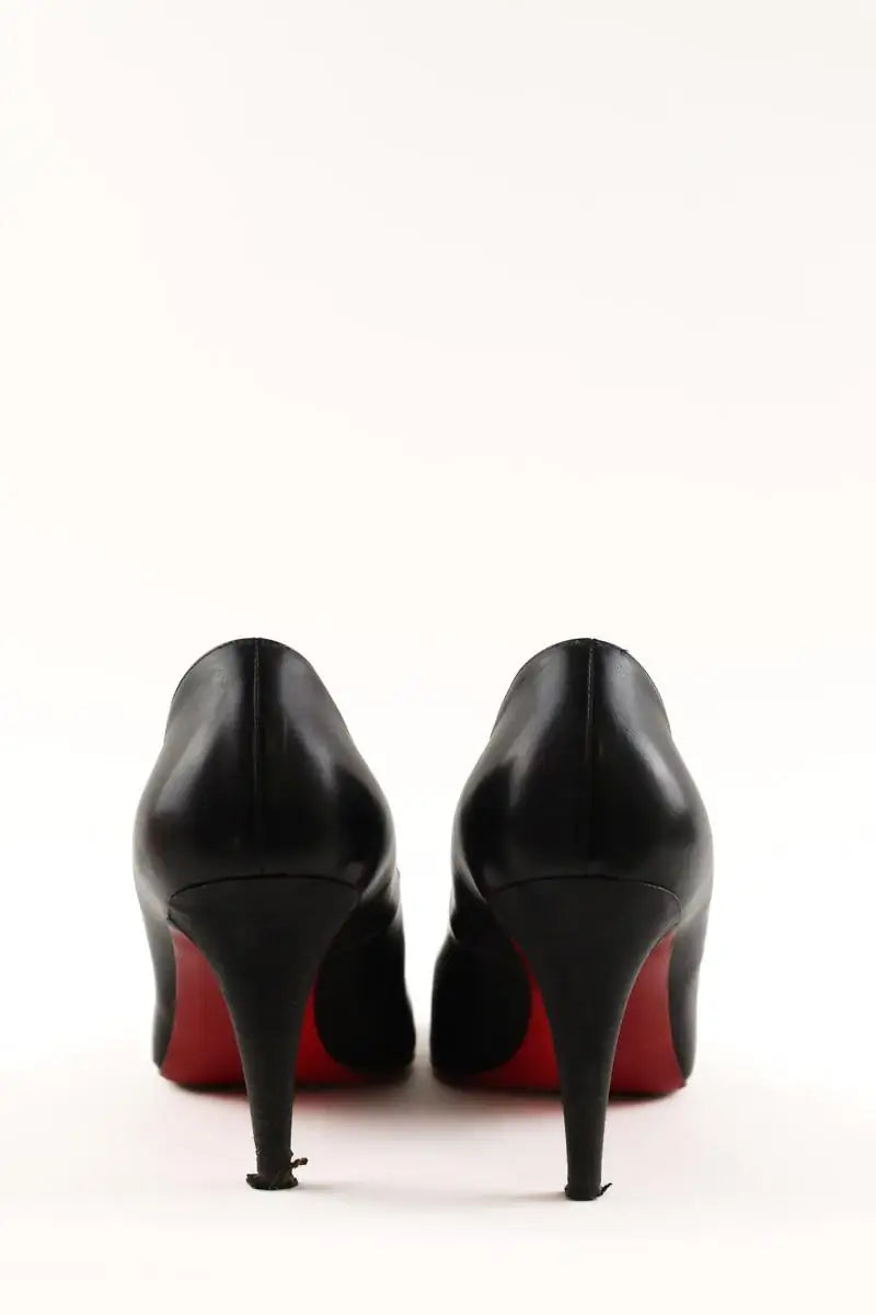 Talons Christian Louboutin Noir en Cuir