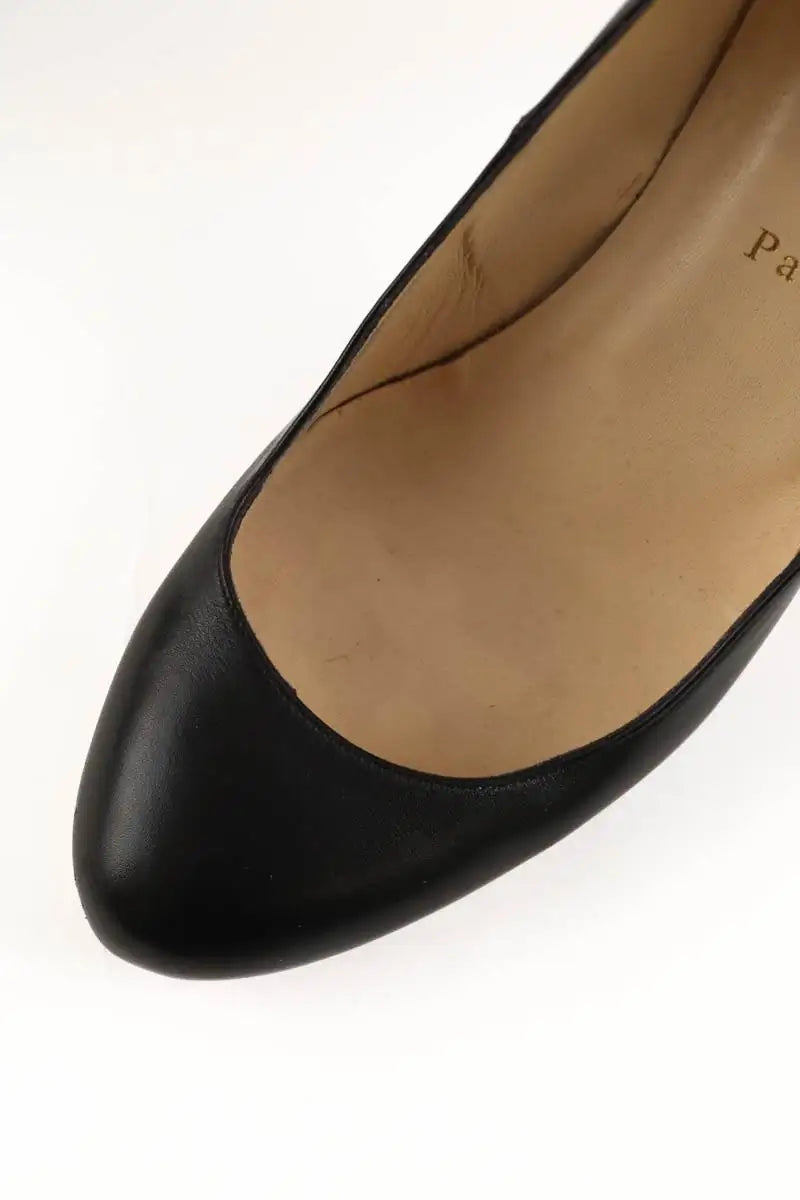 Talons Christian Louboutin Noir en Cuir