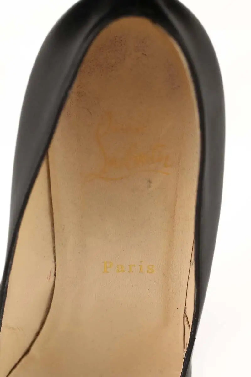 Talons Christian Louboutin Noir en Cuir
