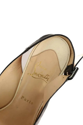 Talons Christian Louboutin Noir en Cuir verni