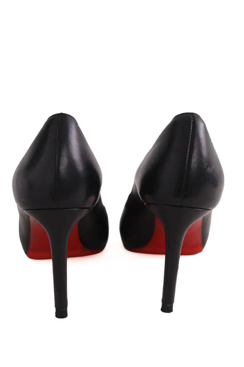 Talons Christian Louboutin Very Prive Noir en Cuir