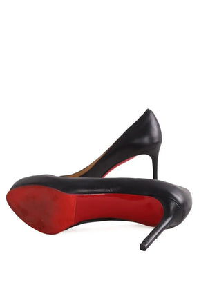 Talons Christian Louboutin Very Prive Noir en Cuir