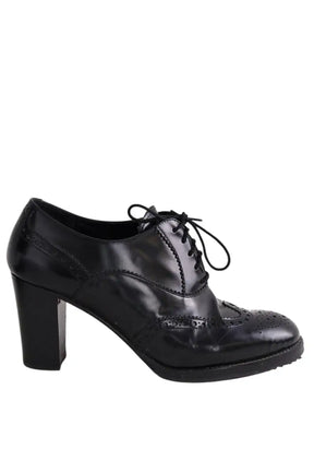 Talons Church's Noir en Cuir, taille 38 - Seconde Main