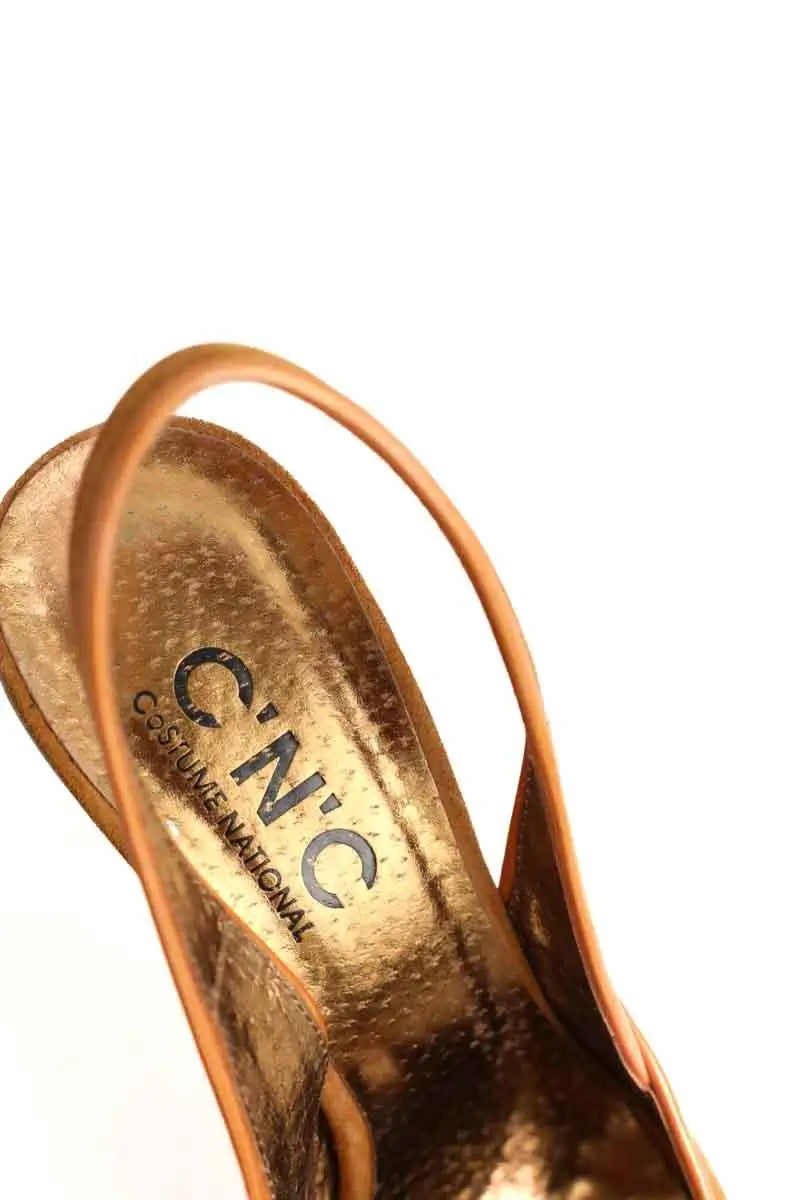 Talons Costume National Camel en Daim