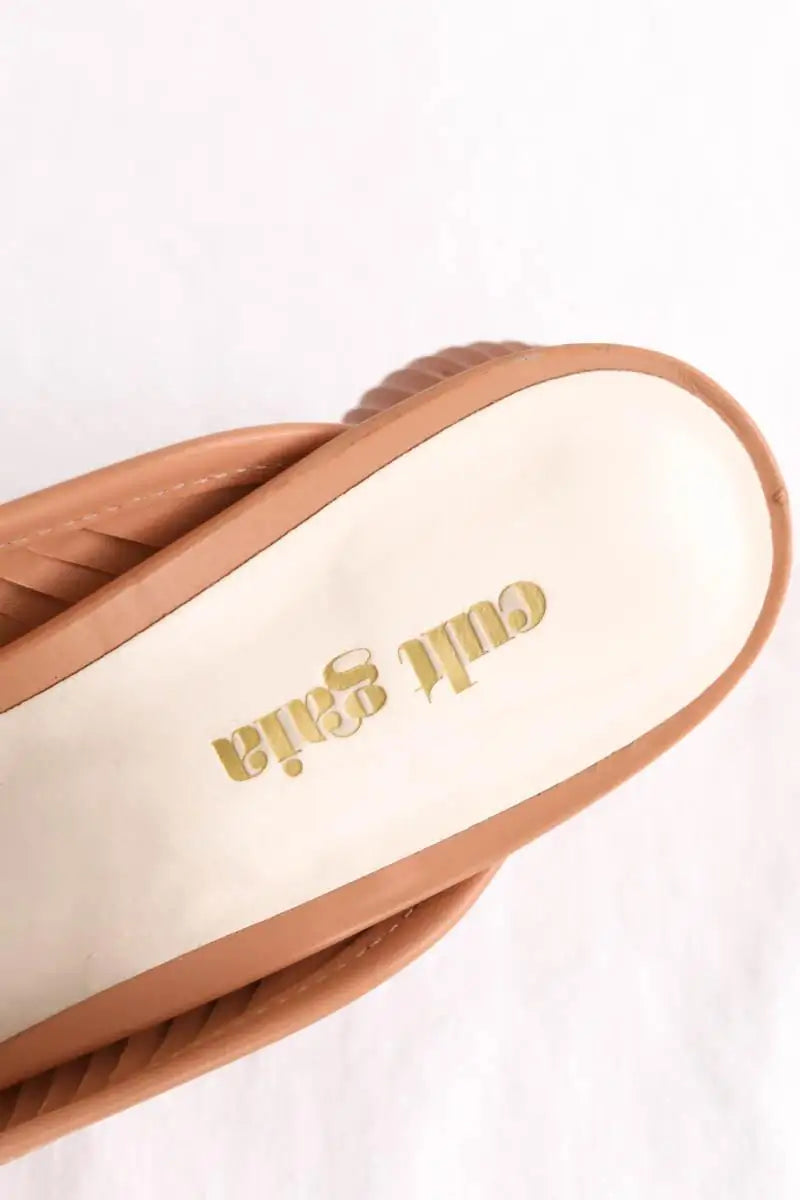Talons Cult Gaia Alia  Rose en Cuir