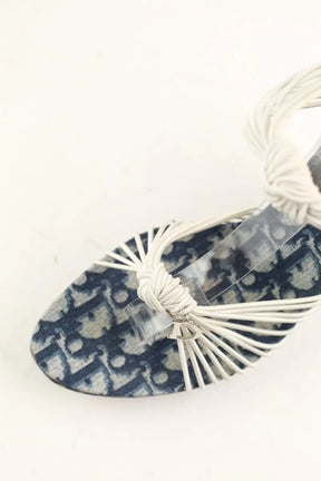 Talons Dior Bleu en Cuir