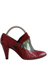 Talons Dior Bordeaux en Cuir, taille 41 - Seconde Main
