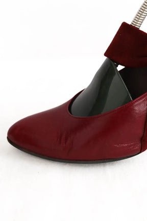 Talons Dior Bordeaux en Cuir