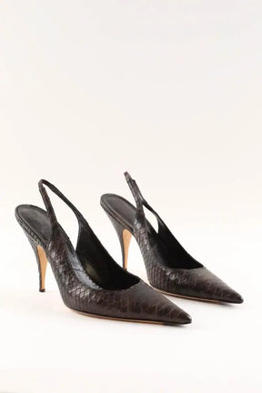 Talons Dior Marron en Cuirs exotiques