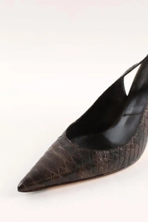 Talons Dior Marron en Cuirs exotiques