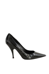Talons Dior Noir en Cuir, taille 37 - Seconde Main