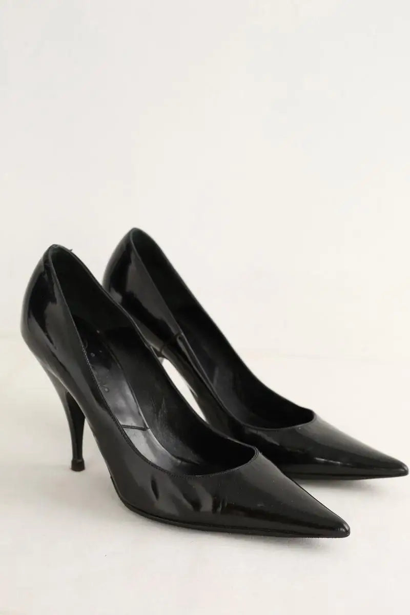 Talons Dior Noir en Cuir