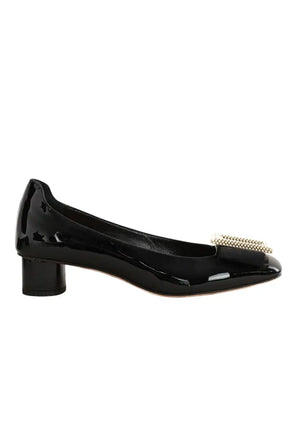 Talons Dior Noir en Cuir, taille 37 - Seconde Main