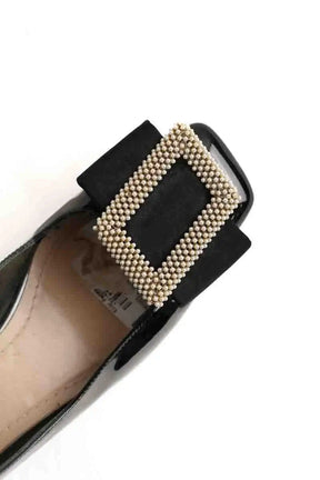 Talons Dior Noir en Cuir