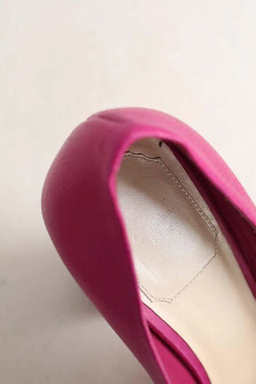 Talons Dior Rose en Cuir