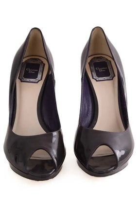 Talons Dior Violet en Cuir