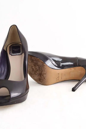 Talons Dior Violet en Cuir