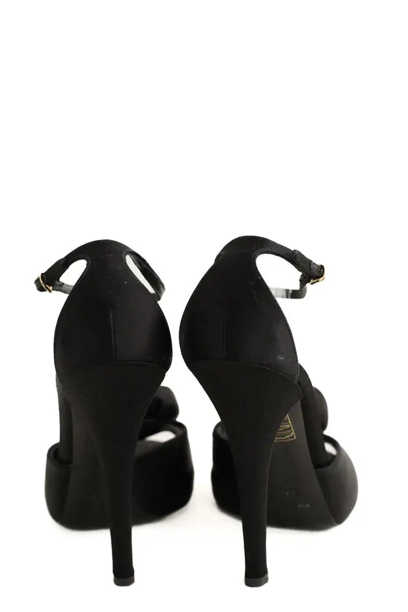 Talons Dolce & Gabbana Noir en Tissu