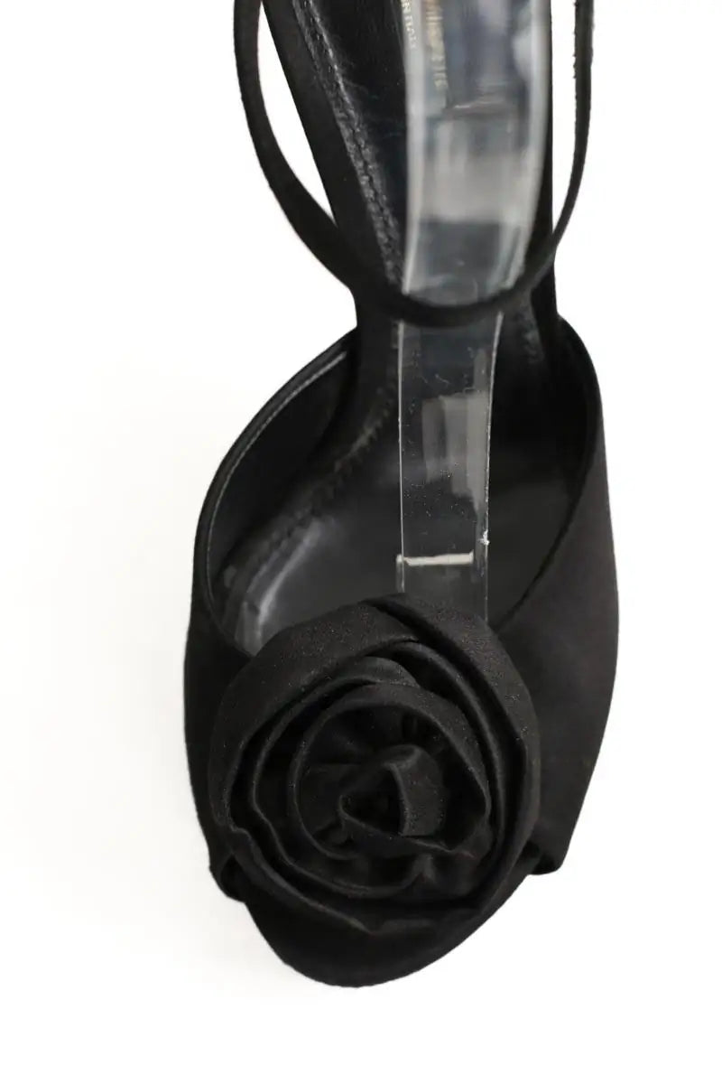 Talons Dolce & Gabbana Noir en Tissu