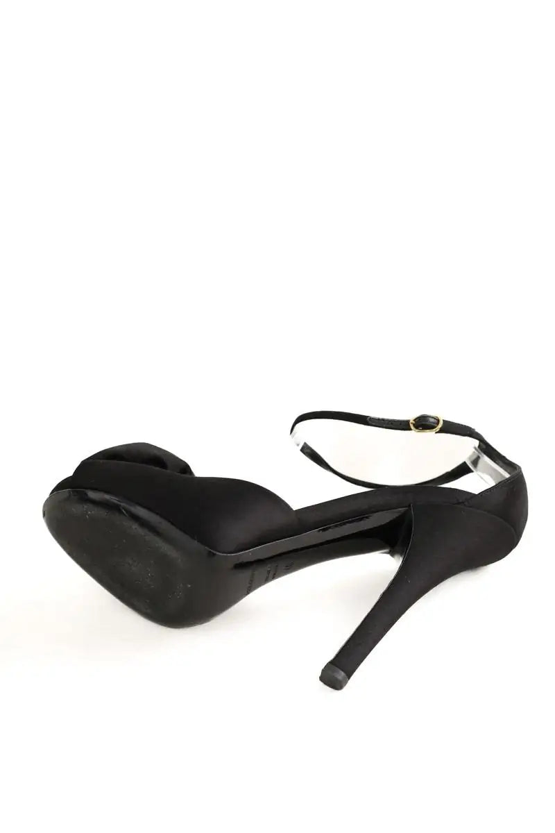 Talons Dolce & Gabbana Noir en Tissu