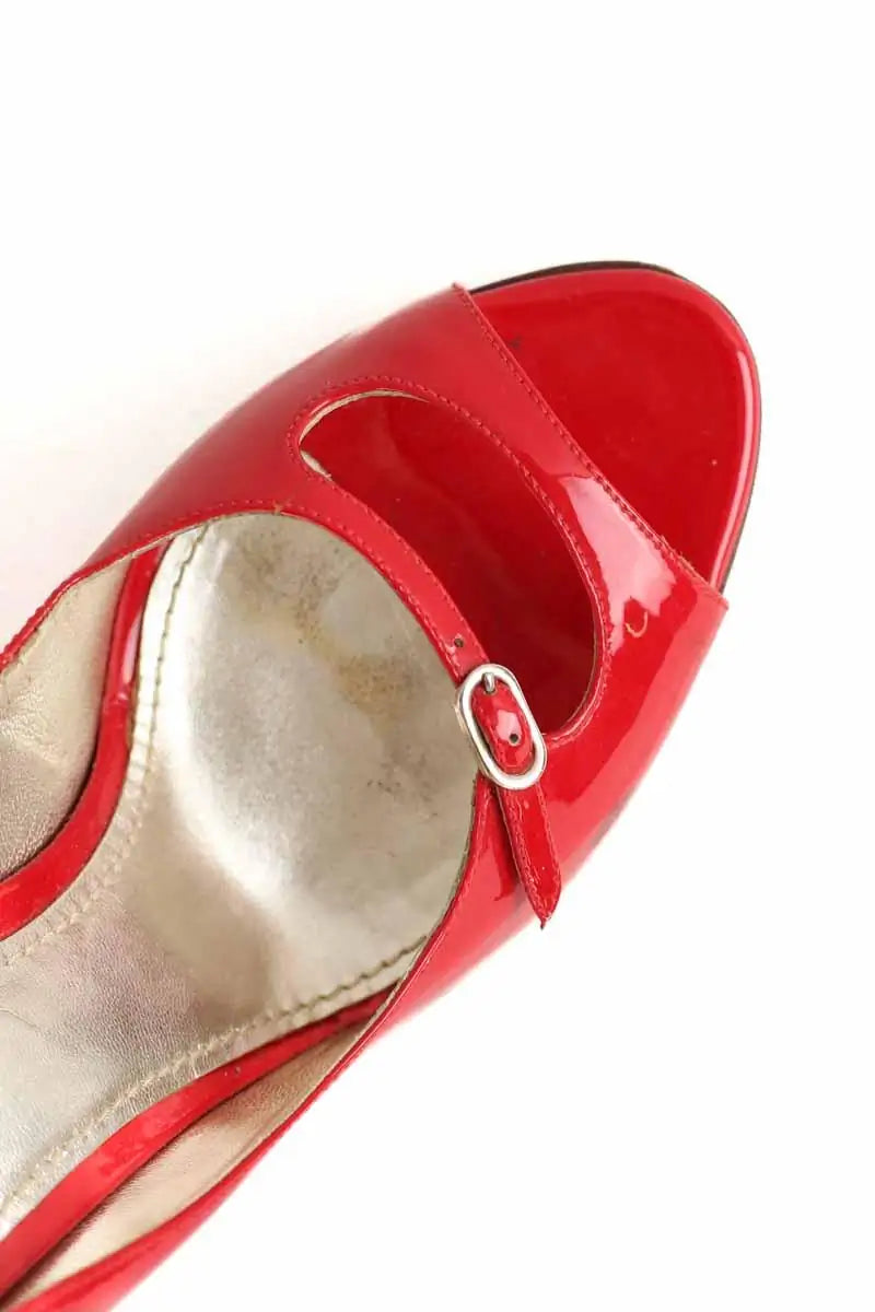 Talons Dolce & Gabbana Rouge en Cuir verni