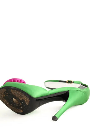 Talons Dolce & Gabbana Vert en Tissu