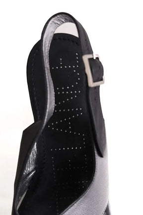 Talons Free Lance Noir en Cuir