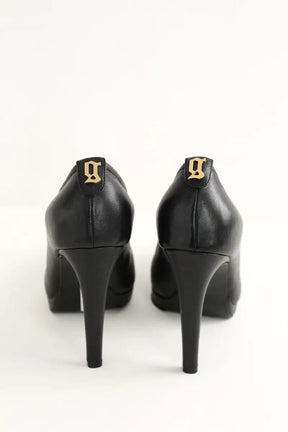 Talons Galliano Noir en Cuir