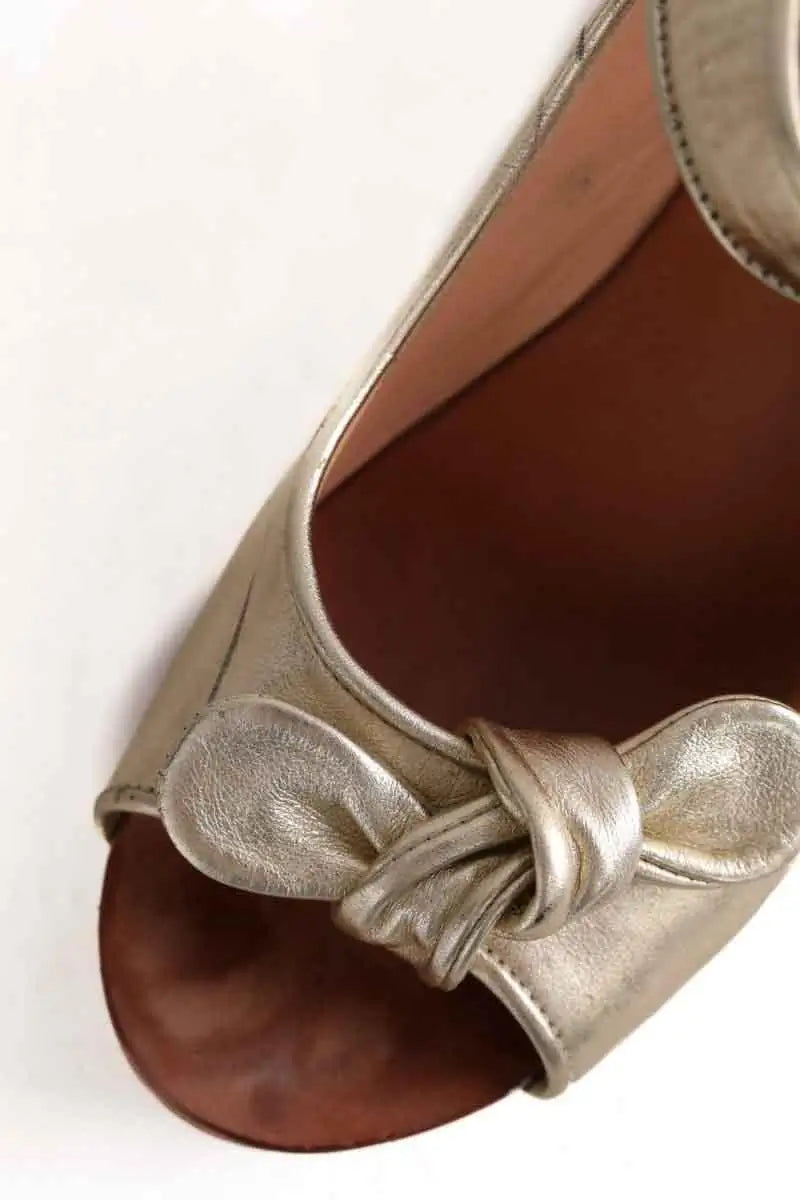 Talons Gerard Darel Doré en Cuir