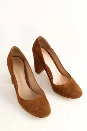 Talons Gianvito Rossi Camel en Daim